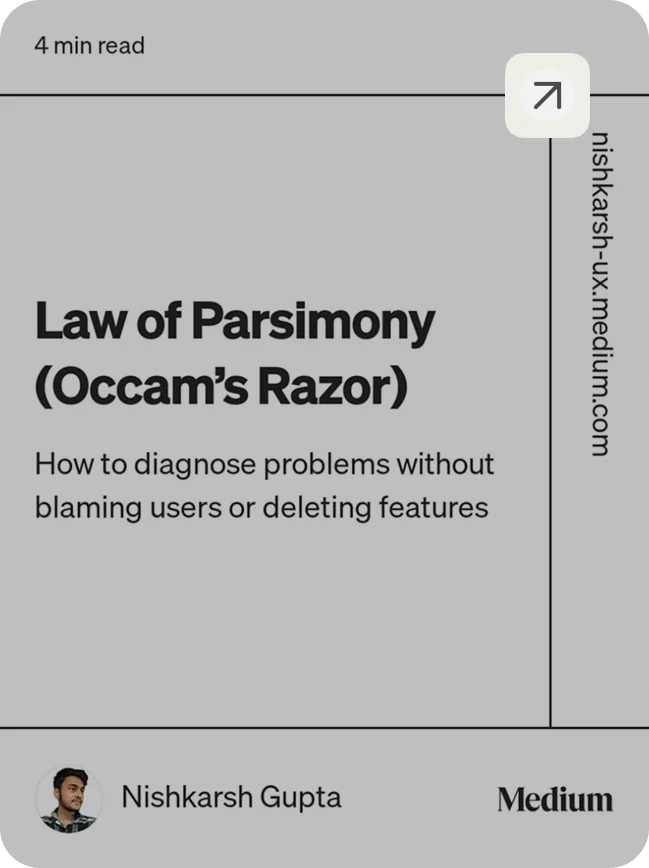 Law of Parsimony Hover